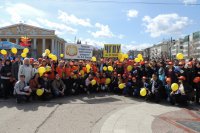 Коллектив педагогического университета принял участие в празднике Весны и Труда