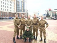 Представители отряда «Память» – участники слета поисковых отрядов ПФО