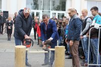 II Международный студенческий фестиваль резьбы по дереву бензопилой «Народные сказки и легенды» открыт!