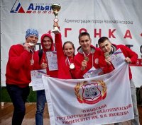 Команда ЧГПУ– победитель спортивного состязания «Гонка патриотов»