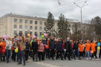 Участие членов профсоюзной организации работников ЧГПУ им. И.Я. Яковлева в праздничном шествии, посвященном празднику Весны и Труда Участие членов профсоюзной организации работников ЧГПУ им. И.Я. Яковлева в праздничном шествии, посвященном празднику Весны и Труда