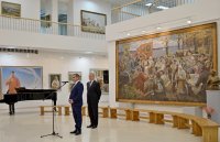 Состоялось открытие выставки «Образы эпохи», посвященной 100-летию со дня рождения Н.В. Овчинникова