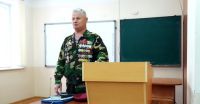 Встреча с выпускником факультета физической культуры, ветераном боевых действий на Северном Кавказе
