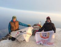 Sergey Petrov and Vladimir Petrov, Participants of CHSPU Memory Search Unit Conquered Elbrus Sergey Petrov and Vladimir Petrov, Participants of CHSPU Memory Search Unit Conquered Elbrus