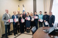 Вручение благодарностей